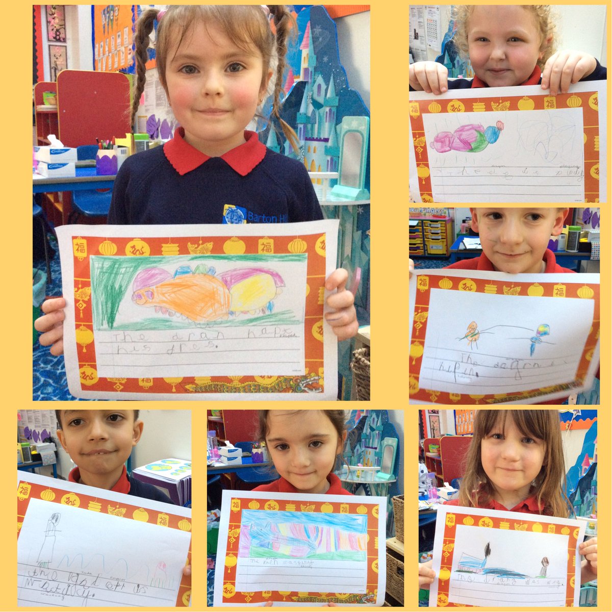 BhaReception's tweet photo. Remarkable Chinese New Year writing @BHA_TQ #earlyyears #writing #ChineseNewYear https://t.co/R798nGRJkb