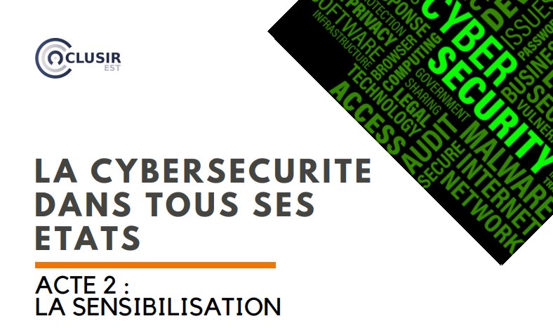 clusif's tweet photo. [PARTENARIAT] Comment #sensibiliser aux enjeux de la #cybersécurité ? Le #CLUSIF soutient la conférence organisée par le @clusirest #DirectiveNIS #GestionDesRisques
🗓️ 19 février 2019 @Inria_Nancy @labo_Loria
👉 Programme et inscription gratuite : https://t.co/pRHkO9oDBW https://t.co/44090Rb69g