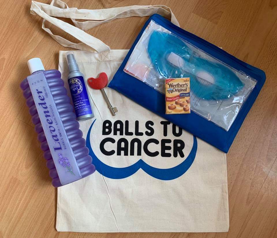 We're now able to offer our thoughtful ‘care’ packages, They include *subject to change
Cool pad for pillow,Cooling eye mask
Disabled toilet key,Pillow Mist,*Bubble bath,*Sugar free sweets, BTC tote bag
If you'd like one or to send one to someone get in touch or sponsor one £30