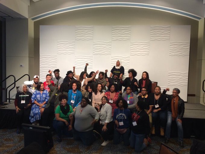 MsLaToshaBrown's tweet photo. My last serious event before vacation was the Movement for Black Lives gathering in Atlanta. Im so inspired by this movement and committed activists. I believe that we will Win! @BlackVotersMtr #MoveBlack https://t.co/Zn2Qx4ze7O