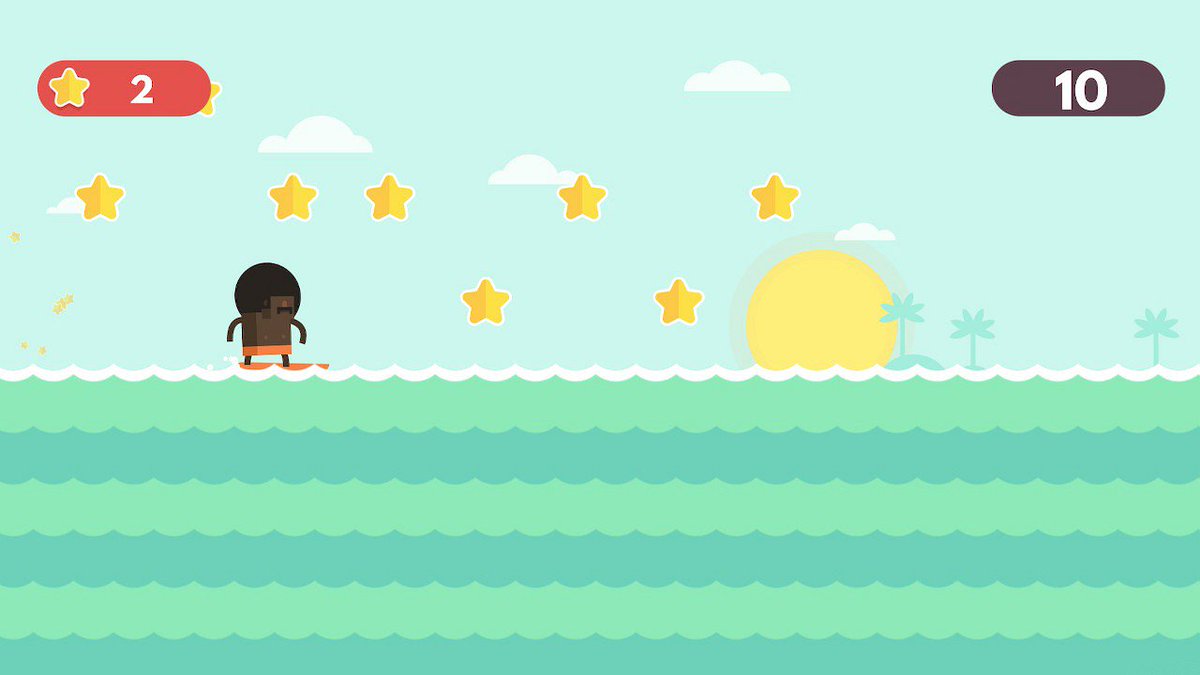 SportsIndies's tweet photo. Surfingers (Nintendo Switch)
By: @digitalmelodypl &amp; @ForeverEntert
Link: https://t.co/Kkh2nLh26D

eShop release from the creators of mobile hit Timberman. Manipulate the waves, collect stars and avoid obstacles as one of over 20 unlockable characters.

#ISGRoundup https://t.co/0h8qMDd93o