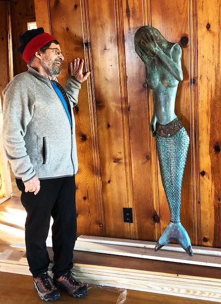 EclipseAtBM's tweet photo. No one believes in love at first sight until that special #mermaid swims along and steals your heart!
#ShopILM #EclipseAB #handmadeNC #artgallery #fineartcraft #eclectic #Beachstyle #beachhouseart #home #design #love #happy #oceanlife #lovethesea #waves #water #sculpture #fish https://t.co/tXrPb5LfZr