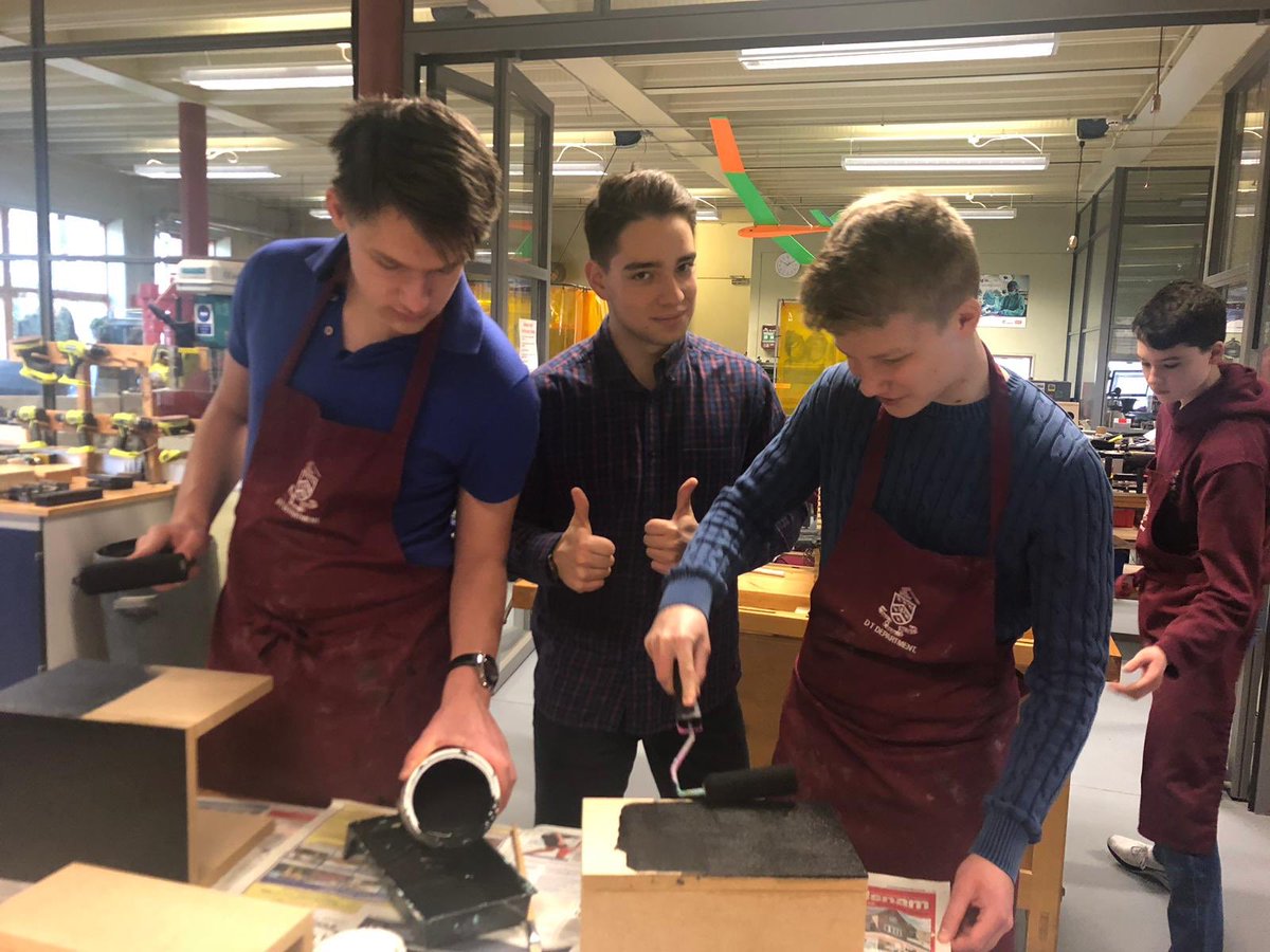 Our managing director monitoring the work on the newly developed trade stand for the next trade fair. #Webbsgardencentre trade fair just under three weeks away!                #YoungEnterprise