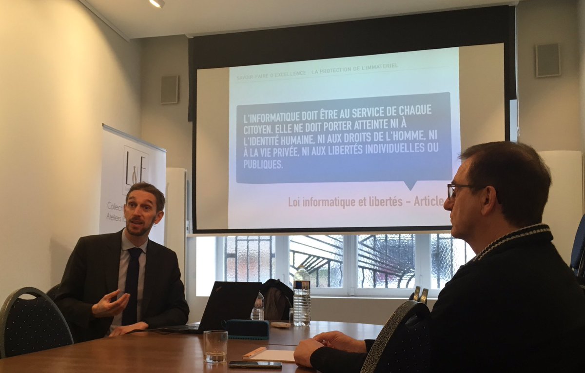 LaurenVerhaeghe's tweet photo. #workshop  avec Me Pierre Fargeaud “la protection de l’immatériel “ @luxe_excellence formation #transfonum du décideur élaboré avec @aliptic_ et soutenu par la Région Nouvelle Aquitaine https://t.co/YAdM6TlTbW