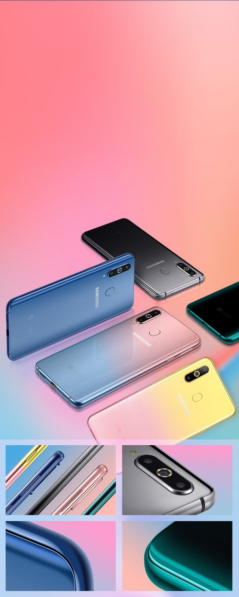 mhablg's tweet image. شركة سامسونج تطرح لون متدرج لجهاز 
#GalaxyA8s