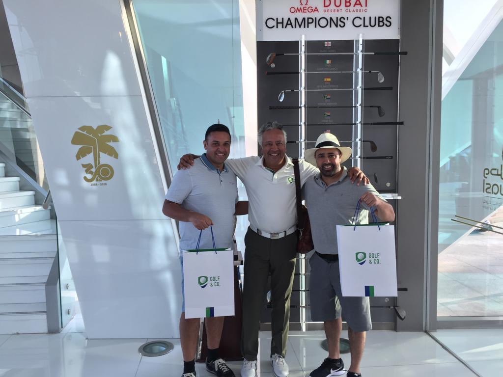 GolfandCo1's tweet photo. Chairman of Golf &amp; Co. playing a round of golf with Raj Chahal and Hernak Singh. @vvdxb @sahilvijayvasu @ashok_sindhu1983 #golfandco #golfindubai #mygolf https://t.co/CbIhU9BNJj