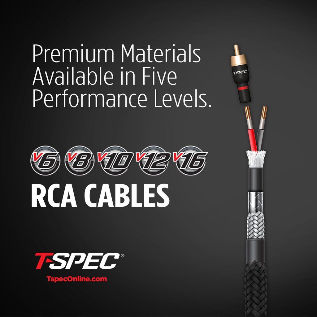 MetraElectronic's tweet photo. Our new hi-res audio v16 Series RCA Cables are in stock! Installers now have 5 levels of performance to choose from #TSPEC. View them all here at https://t.co/zUJptxaWOw
#WeAre12volt #RCAcables #CarAudio #MobileElectronics #customcaraudio #audiosystem #audiophile https://t.co/QPKMh0Xl4l