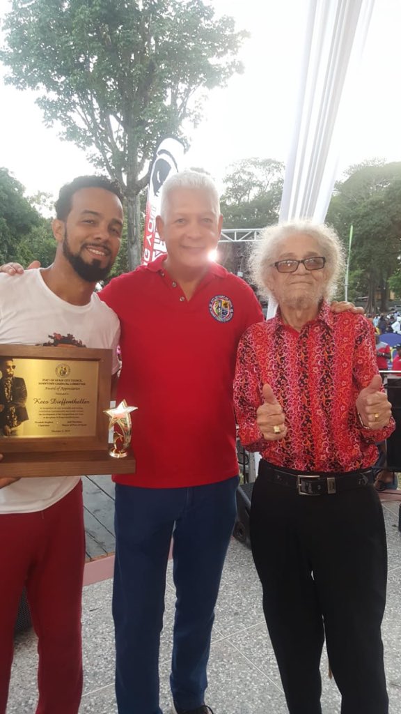 POS_Corp's tweet photo. The key to the city honors distinguished persons and outstanding contributors to the City of Port-of-Spain.
Dr. Cape has definitely demonstrated passion & pride towards the development of our Capital city and Trinidad & Tobago.
#MCM #RoyCape๐ #Pappy #POSCorp #PortOfSpain
2/2 https://t.co/o2rhyQyJmY