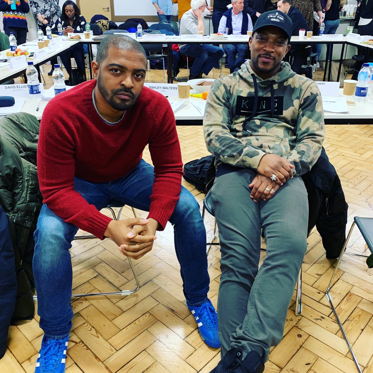 NoelClarke's tweet photo. We’re basaaaaaaaaackkk! #Bulletproof Season2 starts shooting soon. @AshleyWalters82 https://t.co/7g8wXIbbAn