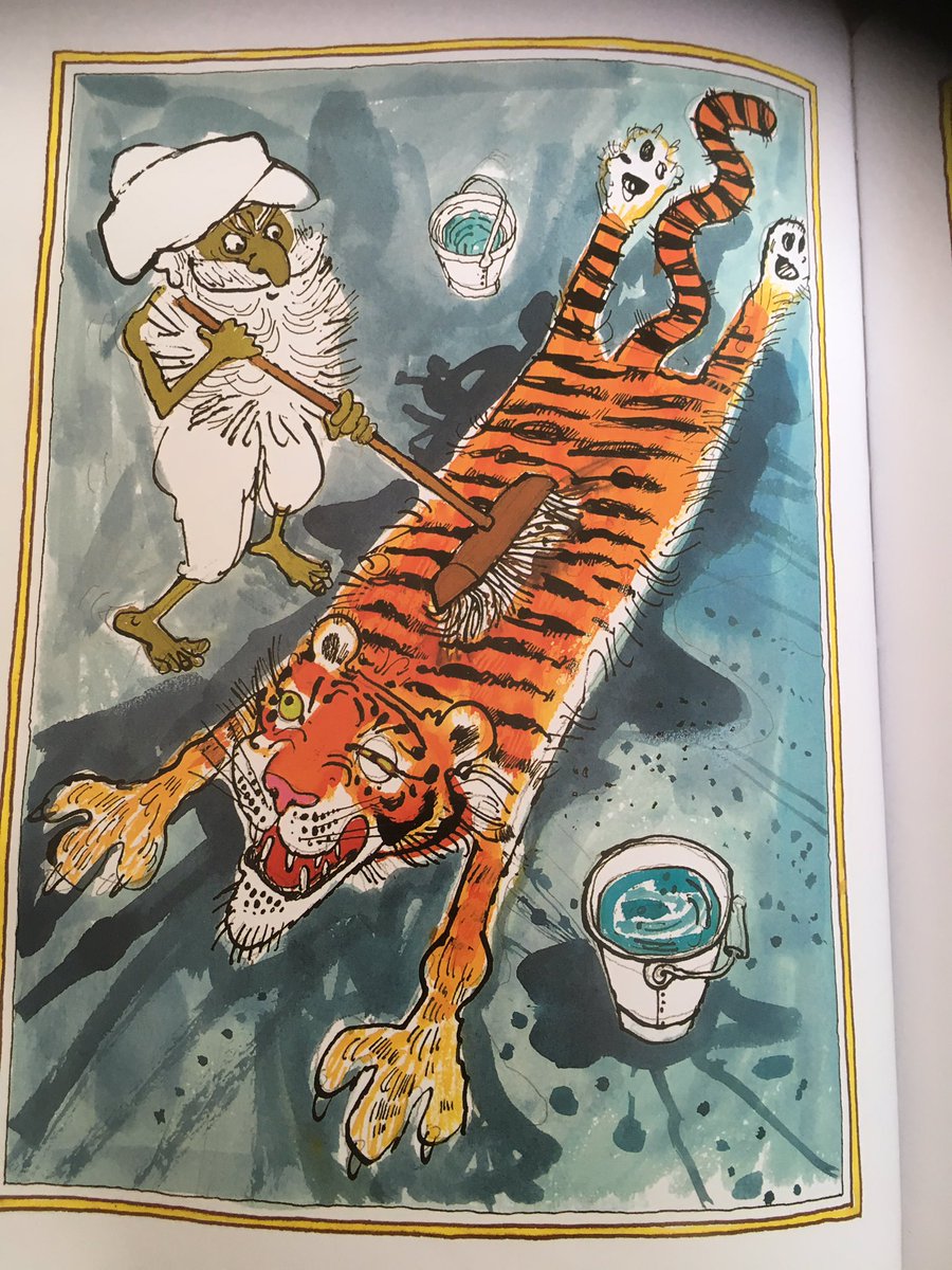 ClareRees3's tweet photo. I love The Tiger-Skin Rug by #GeraldRose . Itโs stunning! #BookIllustrationOfTheDay https://t.co/Ei7SM2fEAY