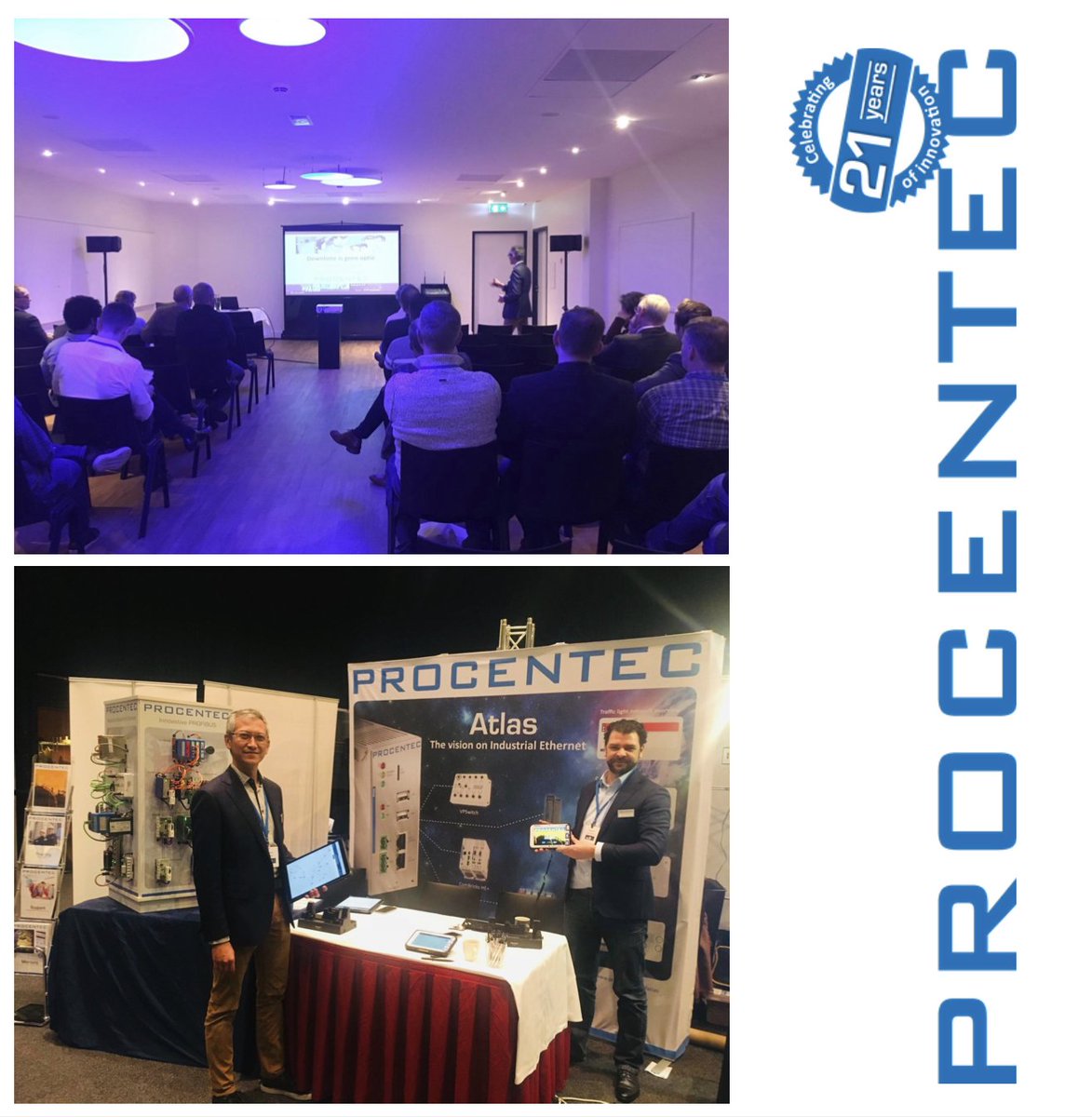 PROCENTEC_DE's tweet photo. Letzte Woche war PROCENTEC auf der diesjährigen PPA - Productie Proces Automatisering in Nijkerk. Unser Kollege und Trainer Fedor Meyer gab dort eine Präsentation über die „4 wichtigsten Schritte für ein gesunden Netzwerk“.  Neugierig welche Schritte dies sind? #PROCENTEC https://t.co/CeRh40lXSM