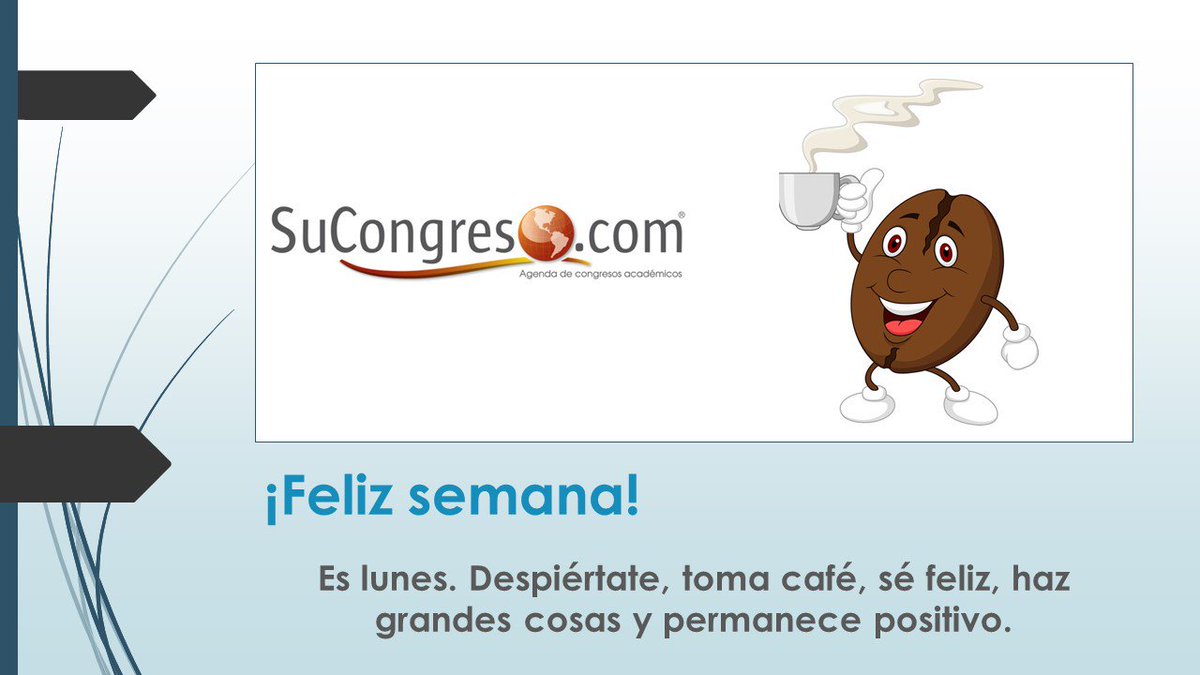 Disfruta cada día! #sucongreso #FelizLunes #Iniciodesemana