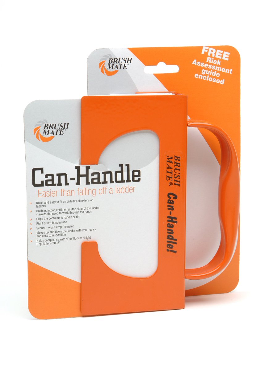 brush_mate's tweet photo. Why is a Can Handle better than bent wire?
Using a piece of wire can be risky, there is a high possibility of the wire breaking, the Can Handle is a better alternative! It can grip onto any paint pot or kettle and hooks nicely onto your ladder!!
#BrushMate #CanHandle https://t.co/Q7BSXhDerK