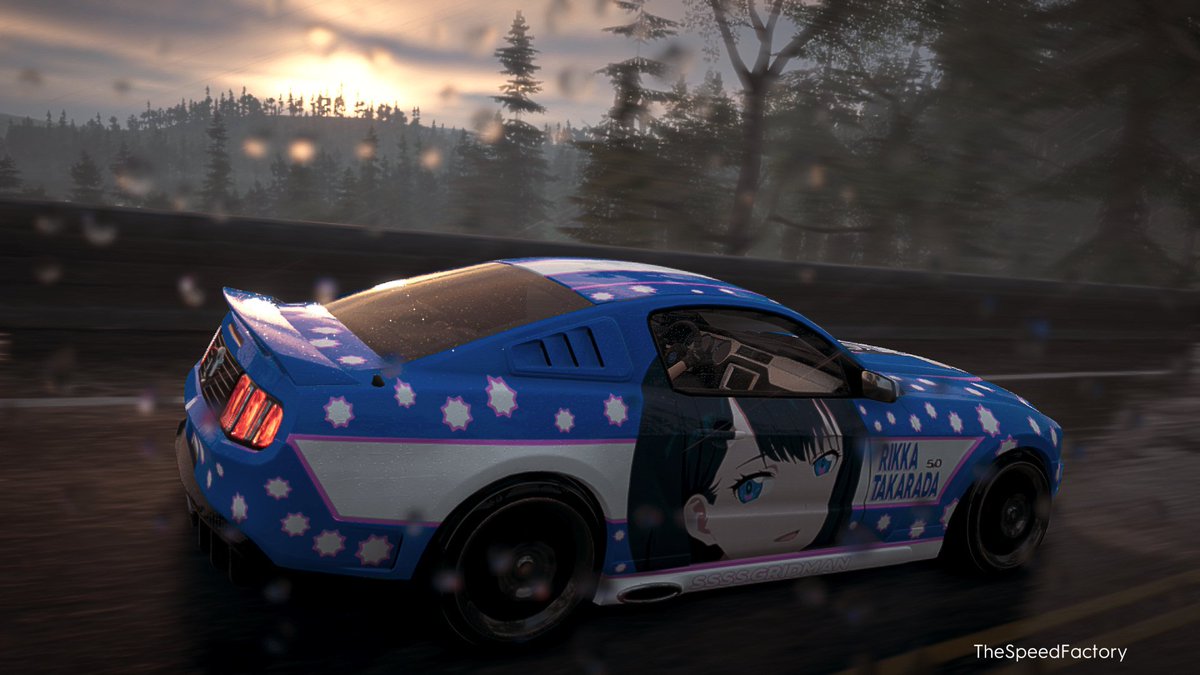 Anime Pin Up Girls WoW. girl , mustang, auto, night, Ford, WoW Cars HD  wallpaper | Pxfuel