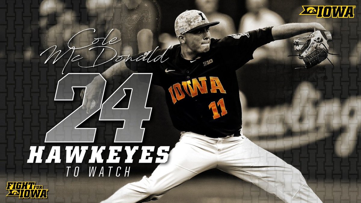 24 #Hawkeyes to Watch: Cole McDonald (With Video) | bit.ly/2I78SDw