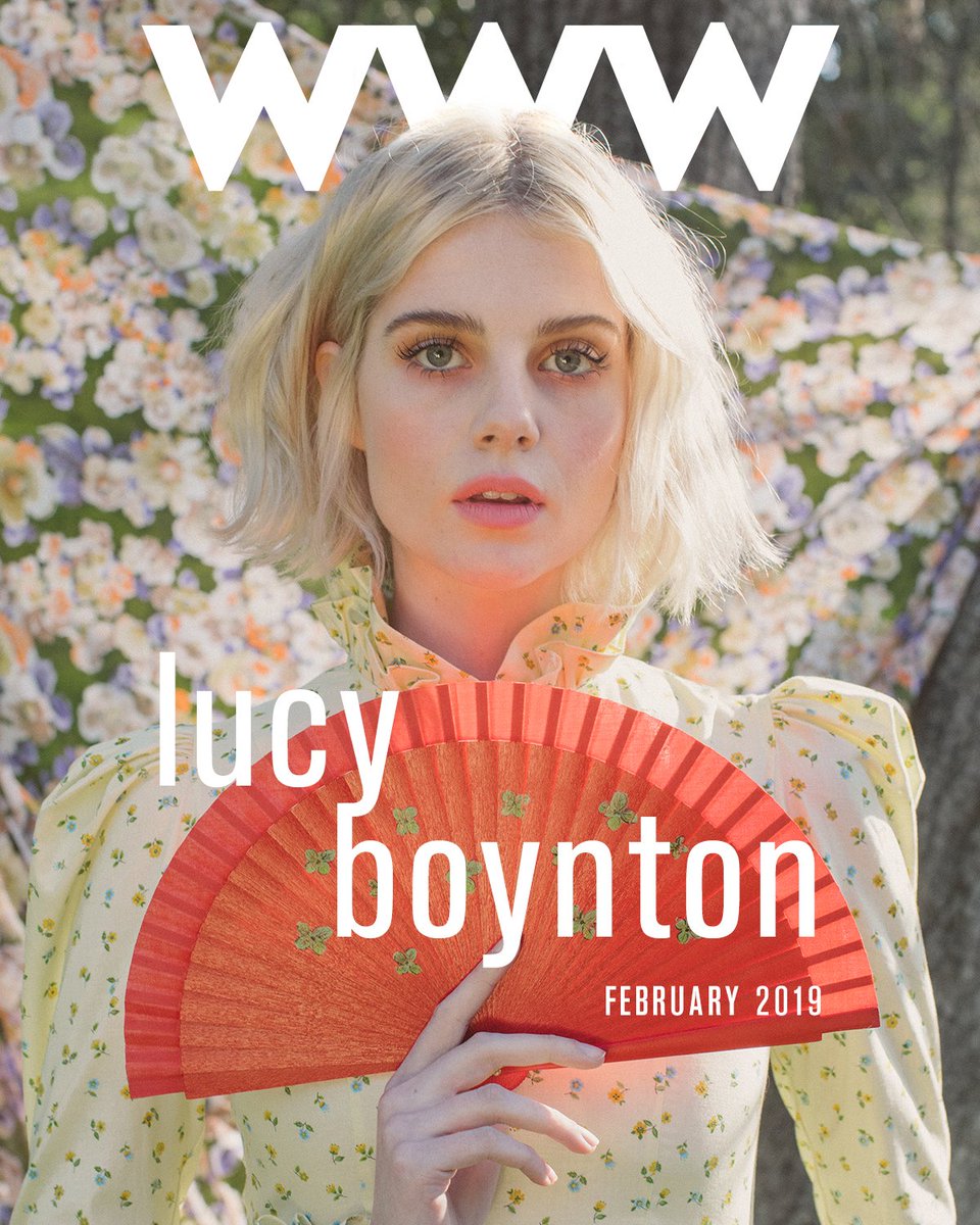 Lucy Boynton is our February cover star! Read our full interview with fashion's favorite new darling here: http://wwwear.me/lS86xip