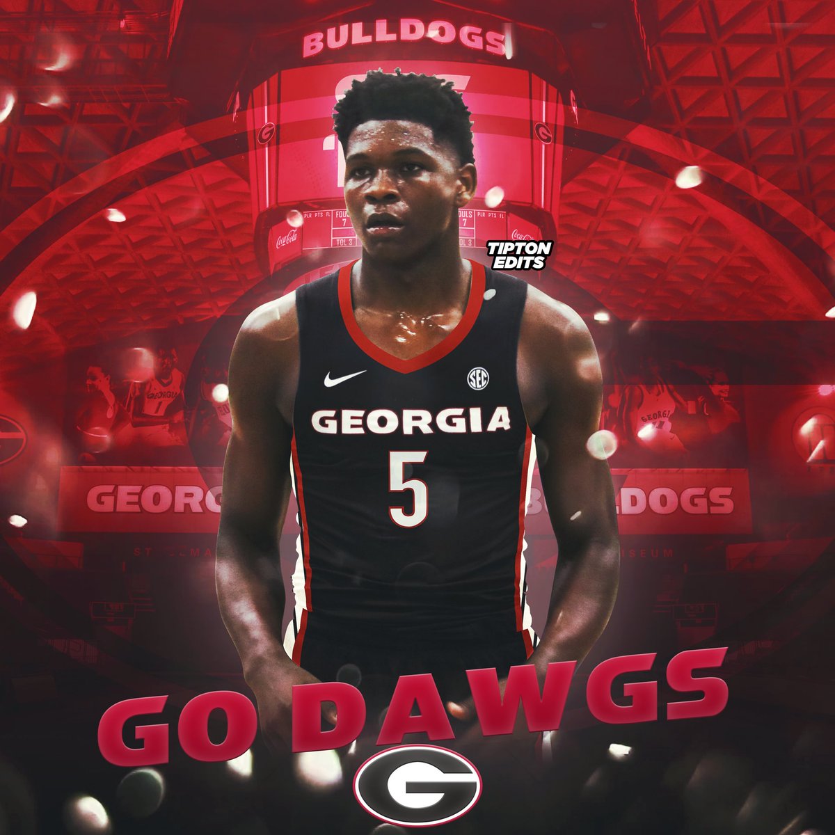 anthony edwards georgia jersey