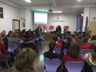 Con motivo de la celebración del "Día Internacional de la mujer y la niña en la ciencia" (11/02), profesoras la <a href="/epsjaen/">EPSJ</a> imparten una  charla en el IES <a href="/CGuadalimar/">Colegio Guadalimar</a> 
<a href="/PATEPSJ/">PAT.EPSJ</a>