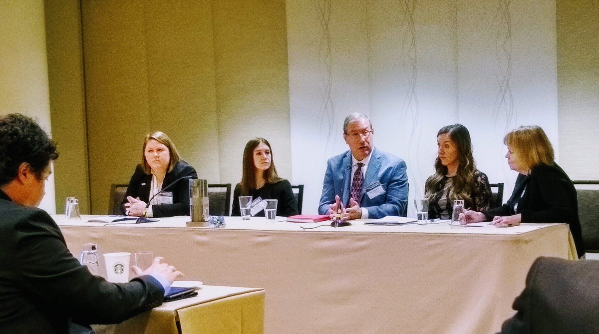 fuelsfix's tweet photo. Chelsea Jenkins of @ROUSHcleantech, Traci Kraus of @Cummins, Tom Swenson of @CumminsWestport, and Katie Stanley of @REGbiofuels speak about the future of alternative fuels at #EIS2019! https://t.co/74x0slgiOV