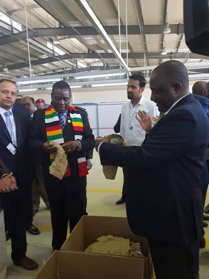 MFAEthiopia's tweet photo. President Mnangagwa of Zimbabwe Visits Bole Lemi Industrial Parks
#Zimbabwe https://t.co/MUdTPyffIb #AU #Ethiopia https://t.co/WecefNWPyj
