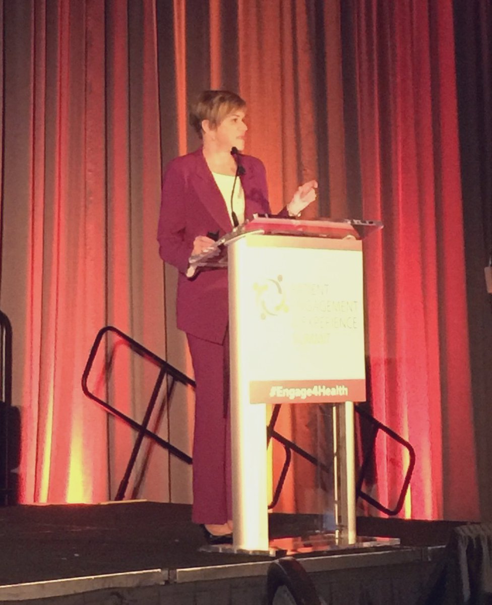 khgamble's tweet photo. ‘We’ve made tremendous strides with managing diseases - we need to do the same with patient experience.’ @Murphy_KMG speaking at the #HIMSS19 #PatientExperience summit. #EngageHealth @GeisingerHealth https://t.co/mC8RmoQ9C5