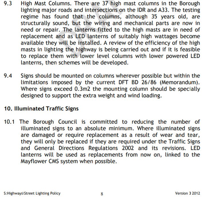 What happened to the idea of replacing the IDR high mast lighting with lower level columns? The high mast light trespass area is huge - affects all residences/habitats around the IDR #rdgpollution #lightpollution #skyglow #lighttrespass #rdg #rdguk