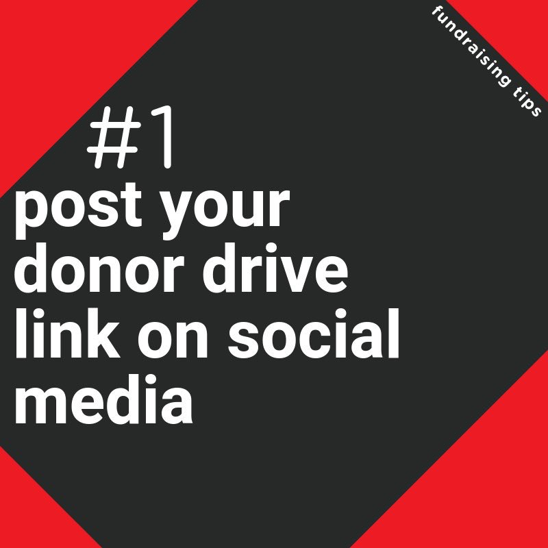SIUEDM's tweet photo. here is fundraising tip number ONE! Sometimes, it can be as easy as posting your link on social media accounts and asking your friends and family for donations. ♥️ #FTK https://t.co/aiBhWsoMTB