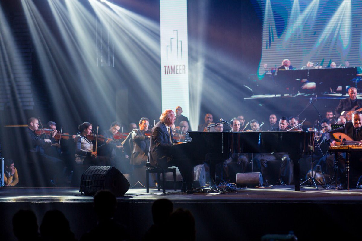 azadnewcairo's tweet photo. It was a very exciting day for TAMEER as we announce the launch of our newest phase ‘Building C’ at Azad, with a very special performance by the legendary Omar Khairat. 
#AZAD #TAMEER #BuiltAroundPeople https://t.co/SuVesgliQK