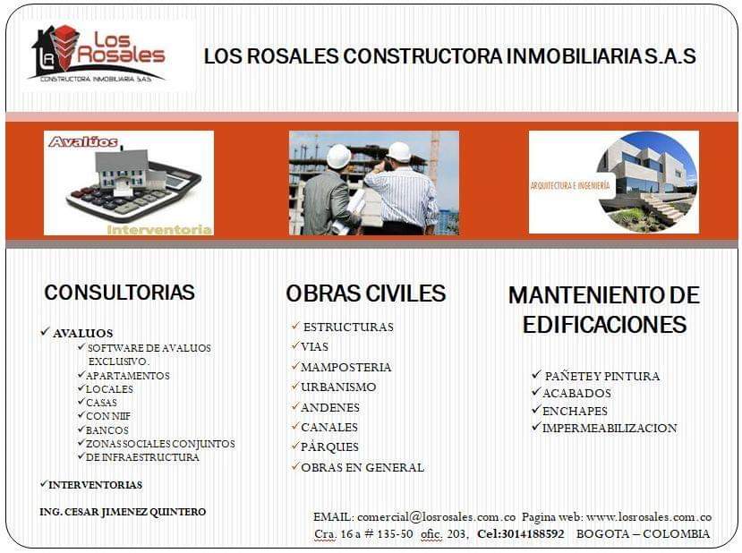 los_rosales's tweet photo. AVALUOS - LOS ROSALES
Avaluos para contabilidad, bajo las normas IVS y NIIF. Tambien realizamos avalúos para CAJA PROMOTORA DE VIVIENDA MILITAR Y DE POLICÍA. CAJA HONOR, a nivel nacional.
SOLICITALO:https://t.co/LQhzzQY8Jz  o al 031-9242409  cel: 3002283135 https://t.co/NiVvEHhAY4