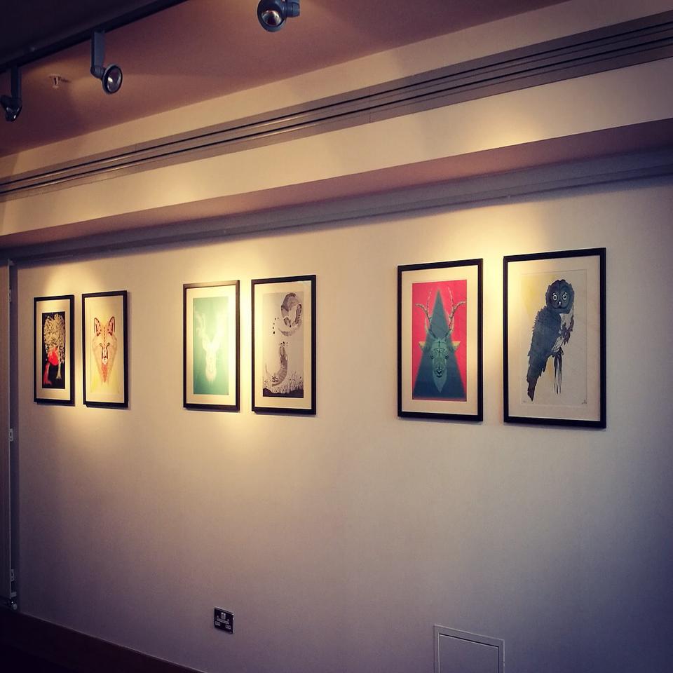 SaltyPhilip's tweet photo. Exhibition @ the Dlr Mill Theatre Dundrum 8th Feb- 5th April 2019
@MillTheatre has very kindly given my A3 animal illustration a place to show off! Check them out if you're in the area :) *A3 framed and mounted limited edition prints* https://t.co/TBTR6jbhdx