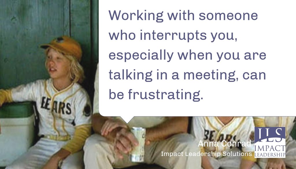 annaconrad's tweet photo. How to Stop a Colleague from Interrupting https://t.co/7UZlHqs8zB #leadership #Executivepresence https://t.co/tiXXmSjYwv