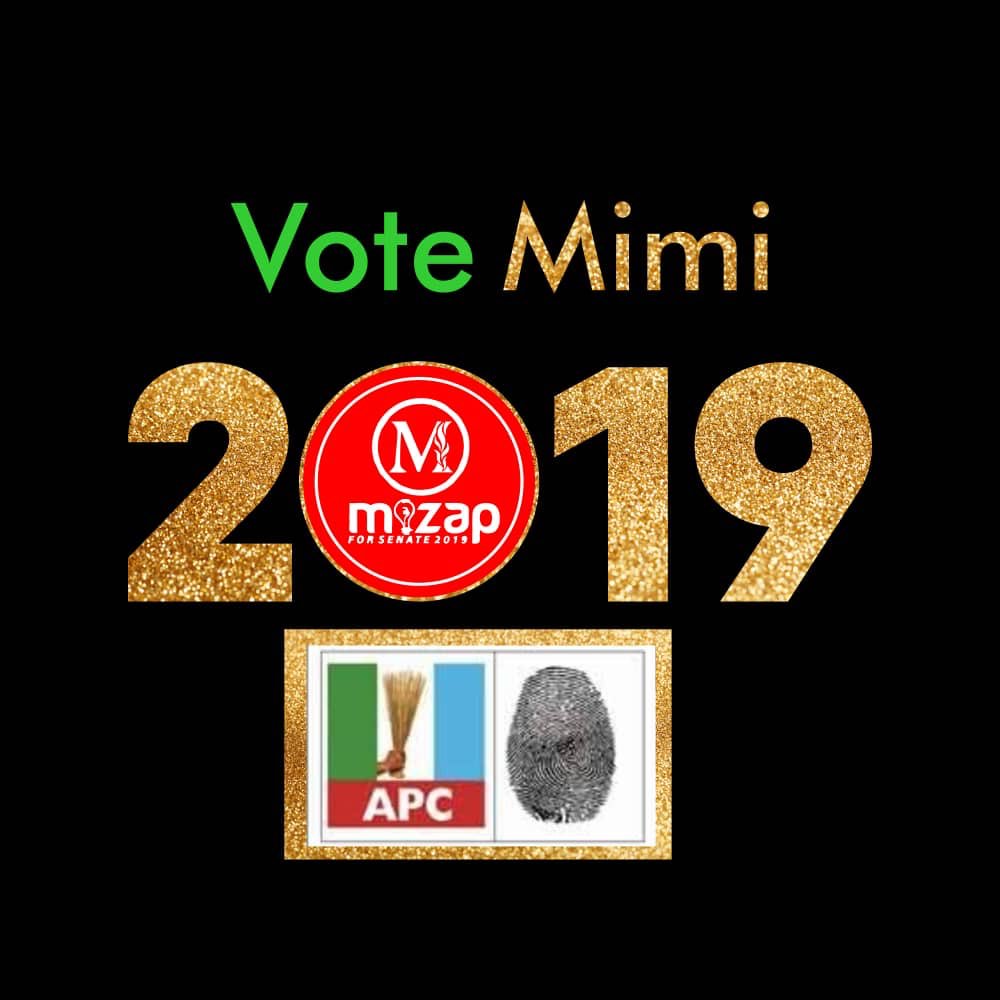 Let’s make History this week... 
let’s Elect the first female Senator from Benue State..

#VoteMimi
#VoteAPC