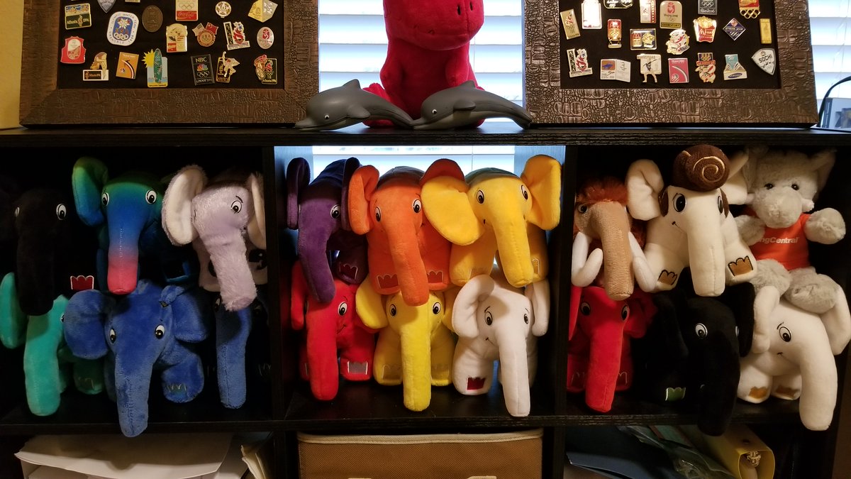 enygma's tweet image. One more new friend joined the herd today (well, two of you count the @ringcentral honorary elePHPant...) #SunPHP19
