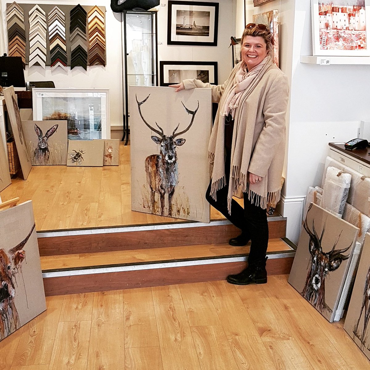 Louise Luton has delivered her beautiful Wild Woodlands collection. You can view the full collection on our website and at the gallery. #NewForest #Art #artgallery #brockenhurst   ytenegallery.co.uk/artists/louise…
