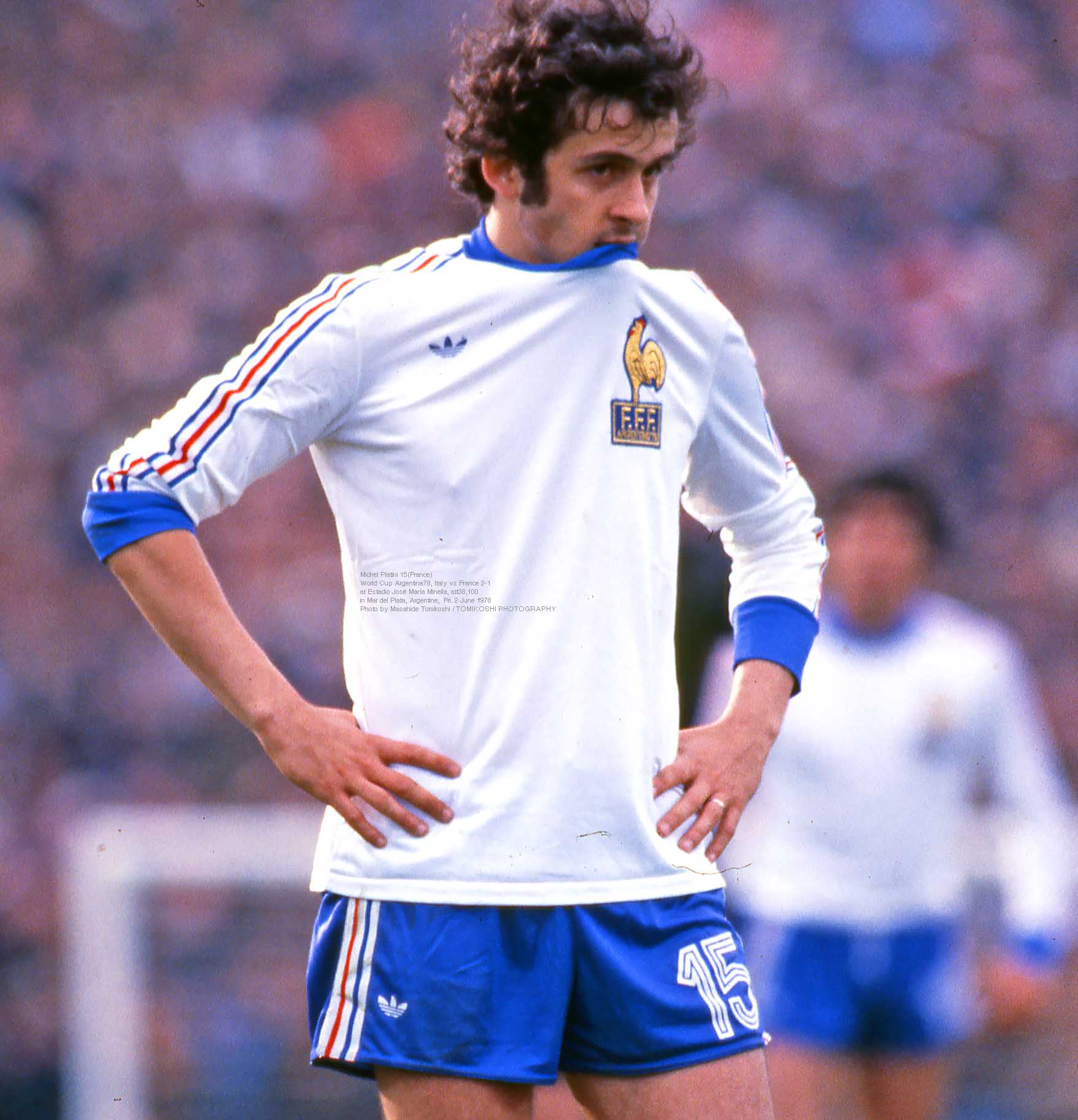 ミッシェル・プラティニ フランス代表 ホサックカード Michel Platini Panini Figurini star 85 France Football
