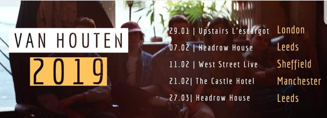 West Street Live (@weststreetlive) on Twitter photo Tonight at <a href="/WestStreetLive/">West Street Live</a> we welcome @vanhoutenband1 (shoegaze/dreampop from Leeds), Al's Aviary, Amongst Kings and Tequila Sunrise.
Doors at 7, live music 8 until 11, aftershow party until 4am.
Free admission, great music and cheap drinks!
facebook.com/events/4506163… Tonight at <a href="/WestStreetLive/">West Street Live</a> we welcome @vanhoutenband1 (shoegaze/dreampop from Leeds), Al's Aviary, Amongst Kings and Tequila Sunrise.
Doors at 7, live music 8 until 11, aftershow party until 4am.
Free admission, great music and cheap drinks!
facebook.com/events/4506163…