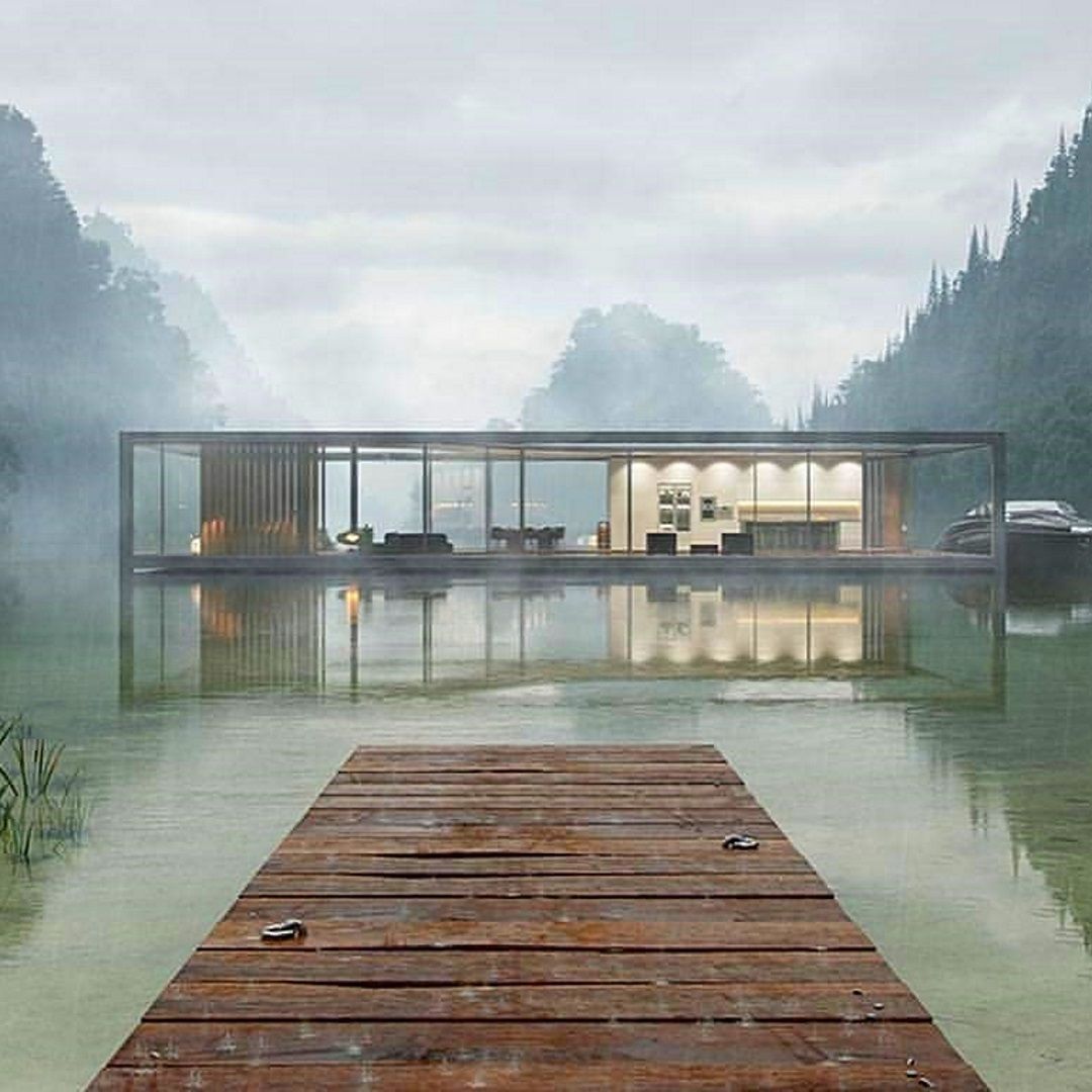Casa en el lago  #architecture #interiordesign #arquitectura #architects #deco #design #diseño #minimal #minimalism #arquitetura #architecturelovers #architecturephotography #arquitectosleon #❤