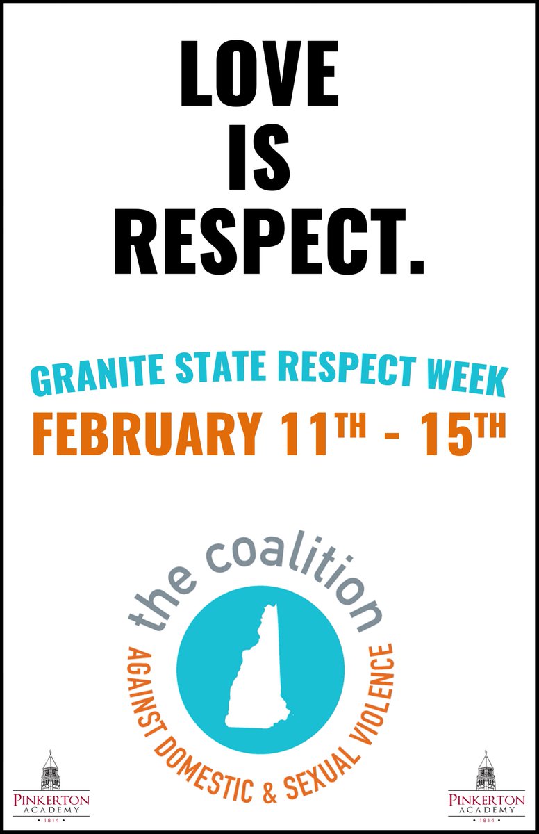 Pinkerton_NH's tweet photo. PA students participate in Respect Week to prevent Teen Dating Violence https://t.co/nmEJzrZq7F
#TogetherWeArePinkerton #RespectWeekNH #TDVAM2019 https://t.co/bqQfsF6bfV