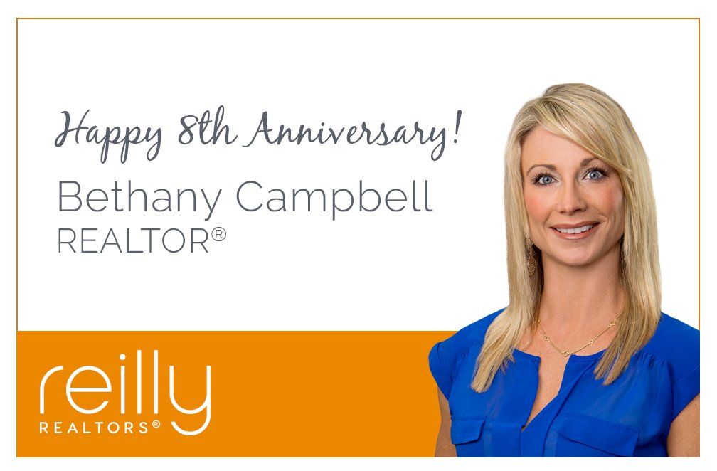 ReillyRealtors's tweet photo. Congratulations to Bethany Campbell, who celebrates her 8 year anniversary with our team today! https://t.co/pOAt1FpE5L https://t.co/xKPcgCdCy3