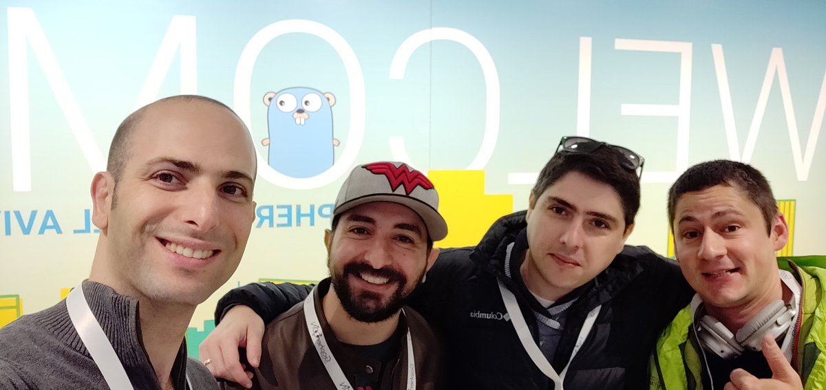 alonabadi's tweet image. Meeting old friends and making new ones! #gopherconil isn't even over yet but it's already incredible! 
Great opportunity to meet and greet other gophers and Go enthusiasts. Thank you, @gopherconil for an amazing conference and for all the fascinating lectures.