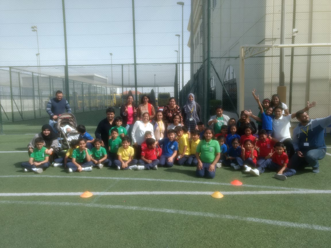 Gouri_Bhagwat's tweet photo. A day blessed with good health, wellness and fantastic parental support. #Cool2B had an awesome time with @gemsnms_alkhail during the grade 1 and 2 Sports Day. @Fatima_Martin @ShettySampoorna @ChristineDeNor1 @Nahmiya15 https://t.co/hE1UdYkpKD