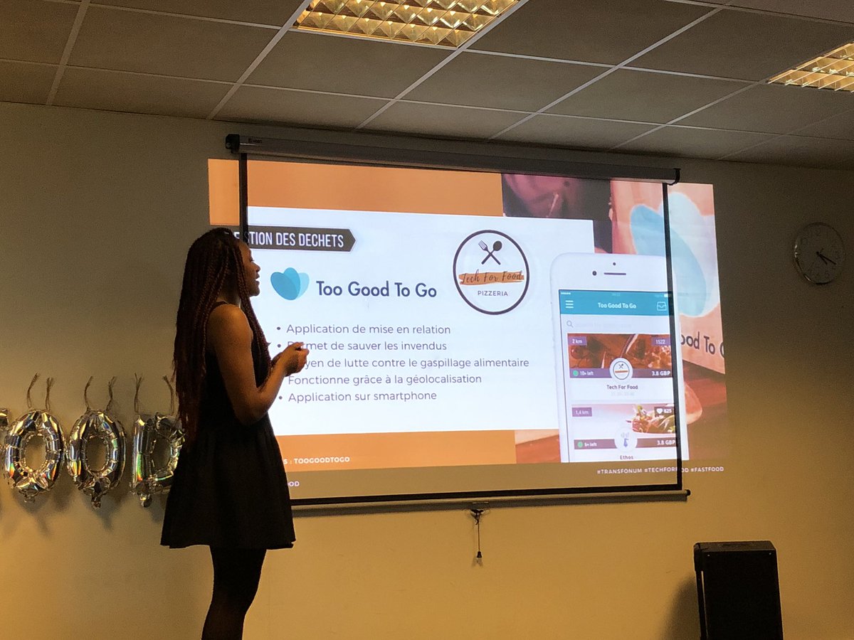 RioMargaux1's tweet photo. ♻️ On parle de @TooGoodToGo_Fr pendant la #MasterClass des #TechForFood pour lutter contre le gaspillage alimentaire ! 
#MBADMB #TransfoNum #FastFood https://t.co/yTIBGHPAXU
