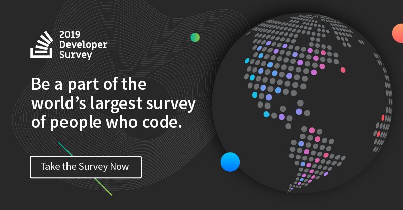 It’s your last chance to make your voice heard. Our 2019 Developer Survey closes soon. ow.ly/aLrV50korhw #devsurvey2019