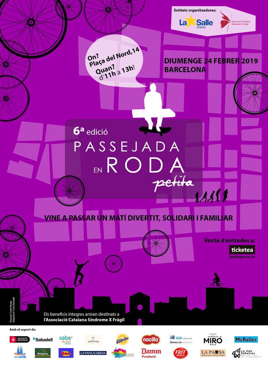 APBoficial's tweet photo. APBer@s, 24/02/19, VI Passejada en Roda Petita.
https://t.co/dJ3VYzAjHn
Animar-vos a participar en #RodesSolidàriesAPB
#apb #patinarbcn #classesapb #rutesapb #rutespatins #patinatgeurbà #voluntariat #esports #barcelona #LaRodaPetita6 @ACSXFragil @LaSalleGracia @wrgbarcelona https://t.co/cAh2HaedZL
