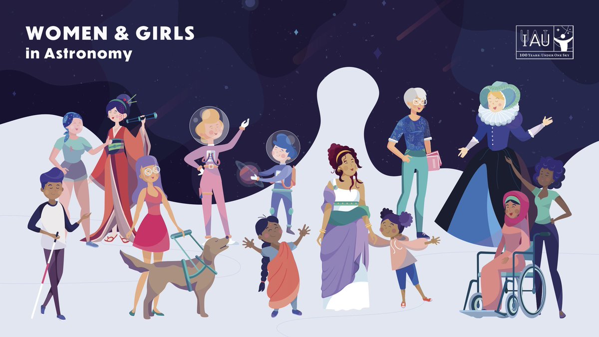 RAOastronomy's tweet photo. Today is International Women's Astronomy day. We salute hard working astrophysicists and space explorers everywhere and look to a new generation that will take us to the stars. #IAU100 https://t.co/BwZi4QDZSG