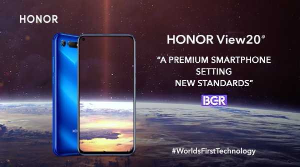 HiHonorIndia's tweet image. It’s the perfect combination of style and substance that you just cannot ignore!
Read what the techies say about the stunning #WorldsFirstTechnology of #HONORView20 here! 
BGR bit.ly/2RFdWOK