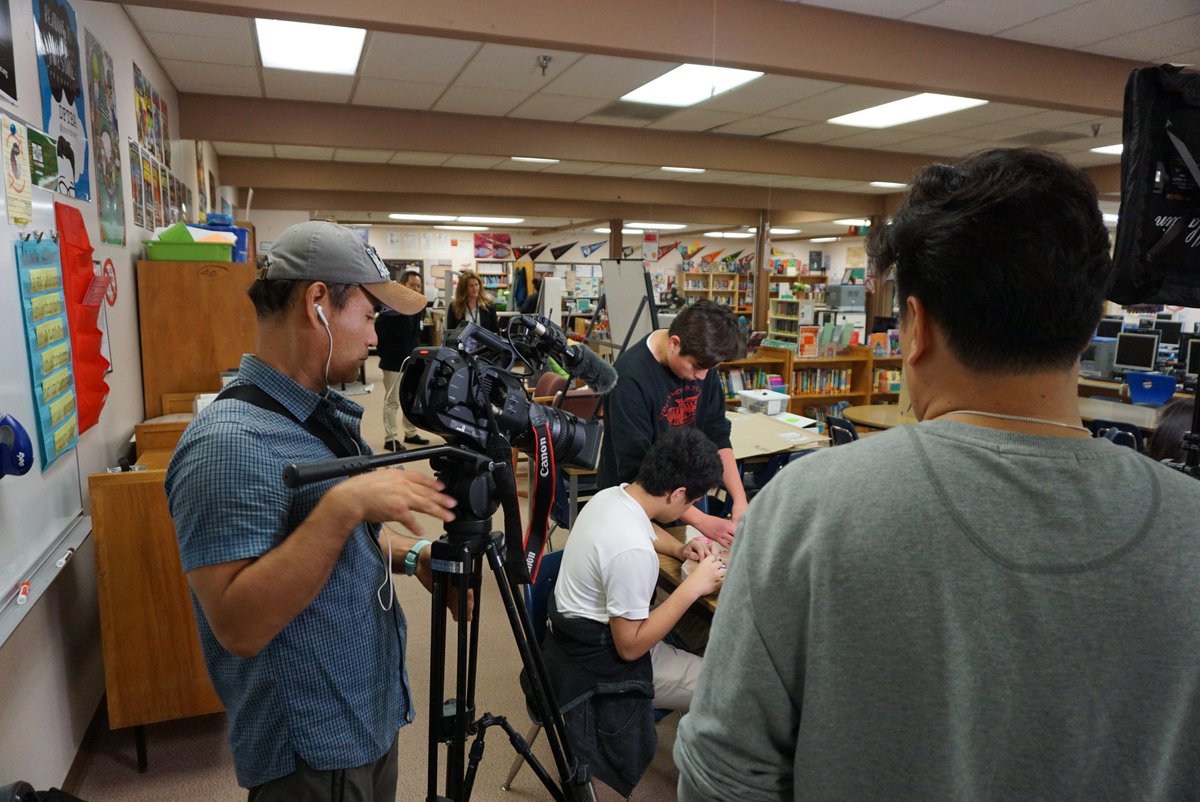 HighlineSchools's tweet image. Chinook is making international news. A TV network in South Korea featured them in a documentary about ways to infuse technology into the classroom. bit.ly/2GD4VDS