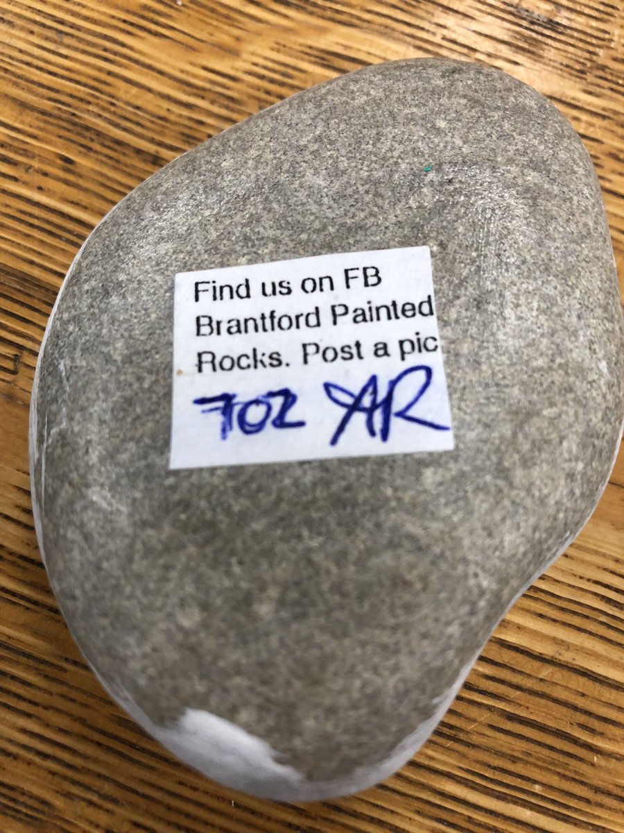 msmjhowell's tweet photo. What a great initiative in Brantford, ON! I love finding special treats from my students! #brantfordpaintedrocks #bestclass @GEDSB #mondaytreats @MajorBallachey https://t.co/aXLXDi0uXi