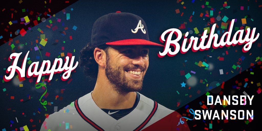 Braves's tweet photo. Happy Birthday @LieutenantDans7! 🎉🎉 https://t.co/wAu0REBKzv
