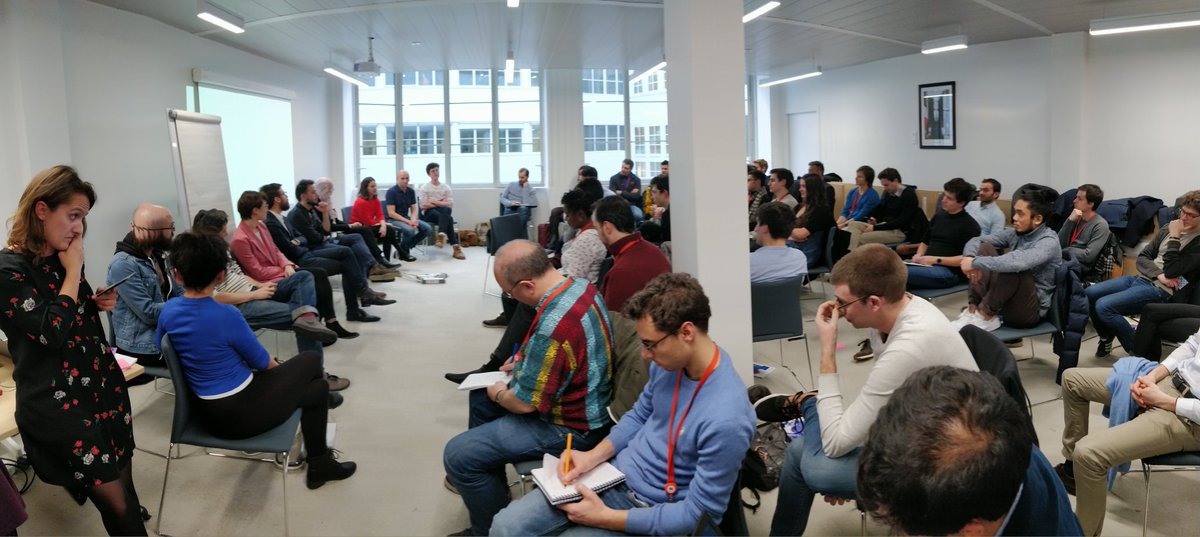 jbledevehat's tweet photo. Partages d'expériences de la communauté @eigforever entre #designers #développeurs #datascientistes de l'État #eig2018 et #eig2019 cc. @Etalab @_DINSIC https://t.co/I6C8Gfmk5R